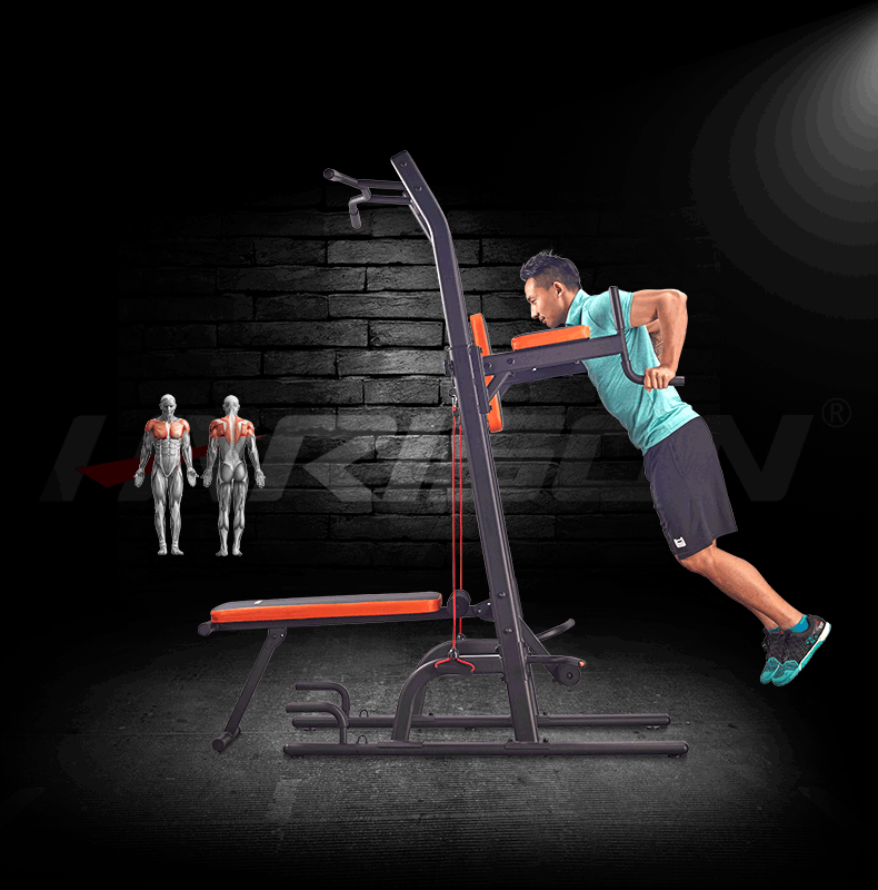  HARISON Multifunction Power Tower with Bench Pull Up