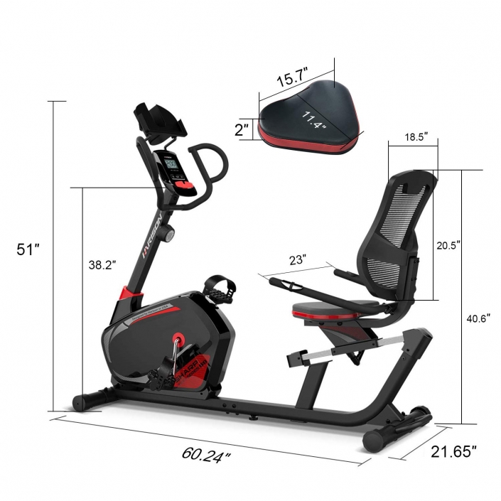 harison magnetic recumbent bike